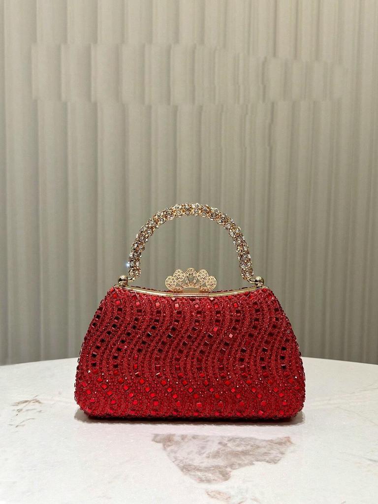 Diamond Dinner Bag Banquet Bag Dress Wedding Banquet Messenger Bag Fashion Evening Bag Celebrity