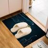Argentina Football club Printed Office Carpet Chair Cushion  Entryway Rug, Rugs for Living Room, Bedroom Christmas gifts