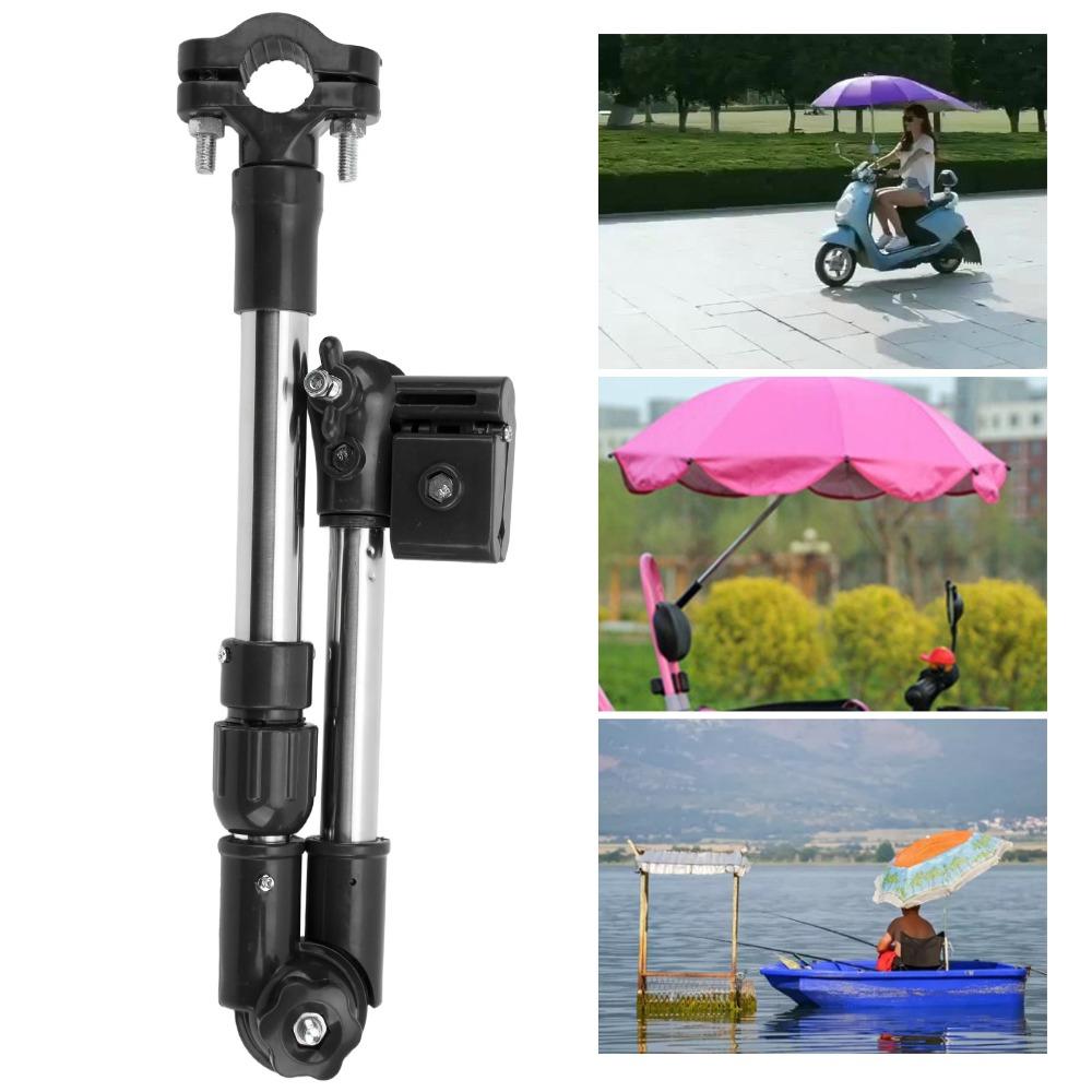 360° Adjustable Bike Umbrella Holder Stainless Steel Electric Bike Umbrella Holder Electric Bike