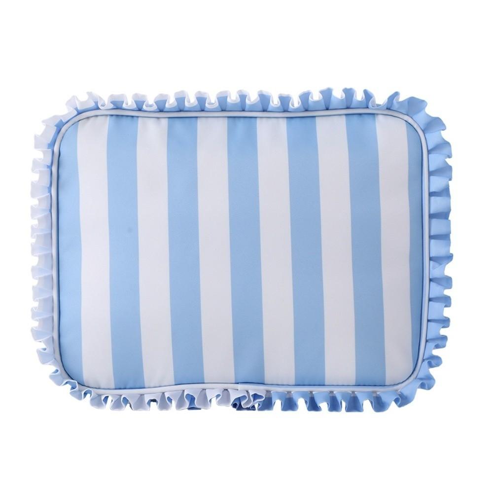 Large Ruffle Pouch Bag Multifunction Ruffle Cosmetic Bag  Toiletry Organizer