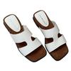 Design Sense Niche Wedge Heel Slippers Women's Summer Wear 2025 New High-end Cool Slippers Vacation Beach Shoes