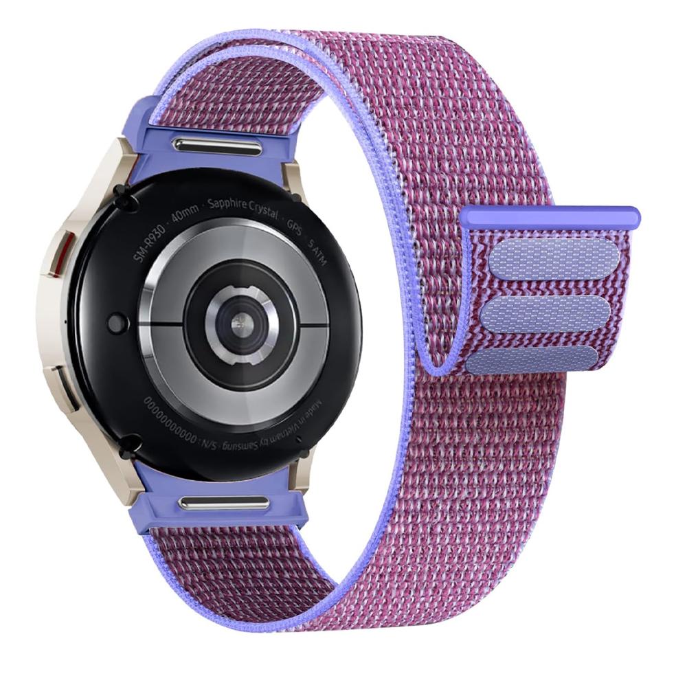 No gaps Band For Samsung Galaxy Watch 7 6 FE 4 Classic 5 pro 44mm 40mm 47mm 45mm Nylon Loop bracelet correa Galaxy Watch 7 Strap