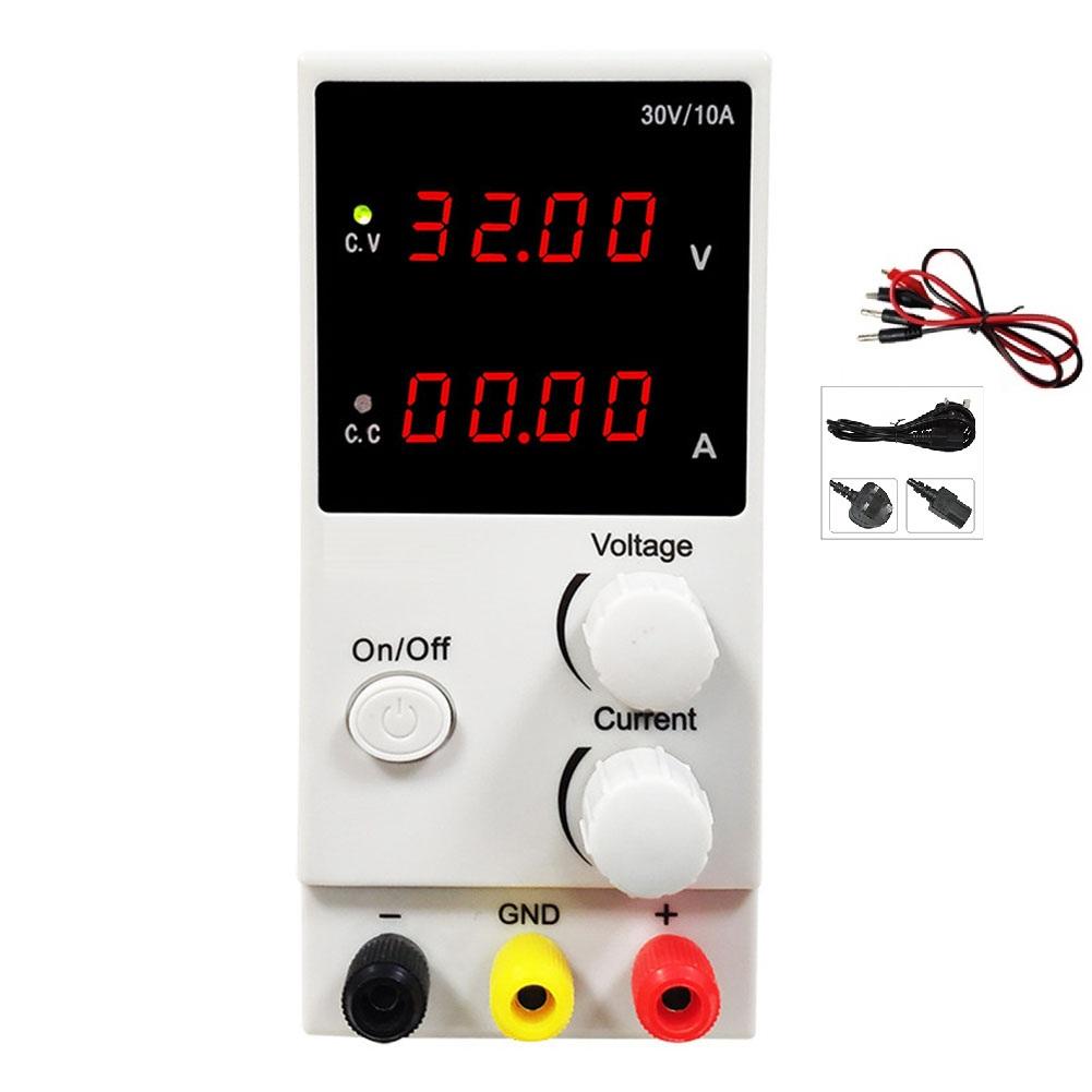 Temperature Controlled Power Supply DC Power Supply LED Digital Display DC Power Supply 0-30V Output 0.1A Resolution