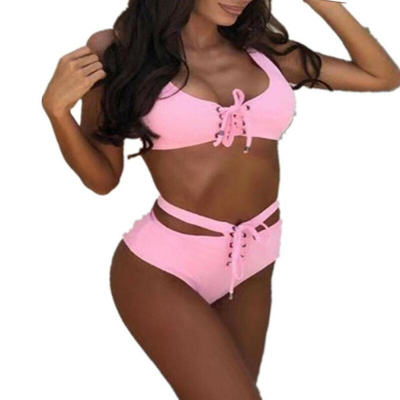 Mujeres Encaje Hasta Traje de Baño Sexy Bikini Set Traje de Baño Traje de  Baño Top Vendaje Calzoncillos Ropa de Playa comprar a buen precio — entrega  gratuita, reseñas reales con fotos —