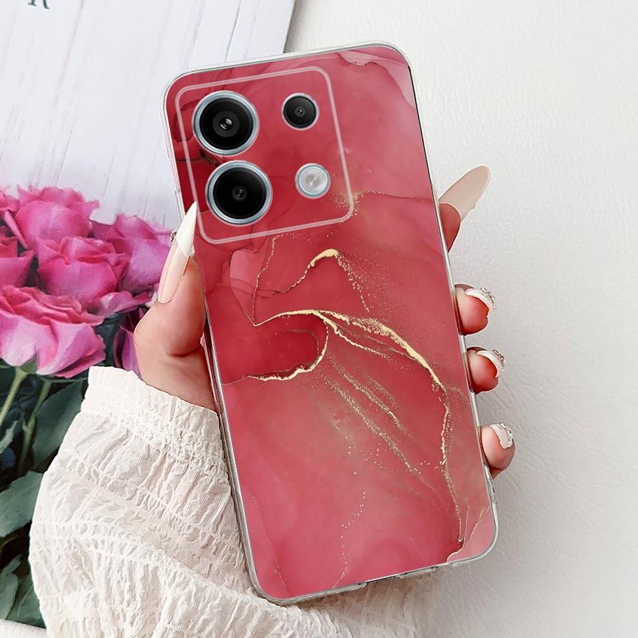 For Xiaomi Redmi Note 13 4G Case Note13 Pro New Fashion Painted Cover Soft Silicone Phone Case For Redmi Note 13 Pro Plus Fundas