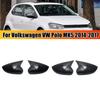 For Volkswagen VW Polo MK5 2014-2017 Rearview Side Door Wing Mirror Cover Sticker Cap Case Shell Trim Exterior Accessories