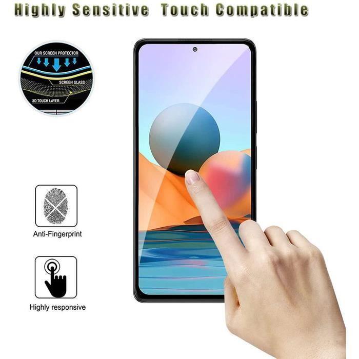 Film de protection - Redmi - Note 10 Pro - Verre trempé - Pack de 4 - Résistant aux chocs