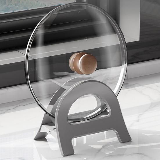 Yousheng Adjustable Cutting Board Holder Pot Lid Stand Auto Width Adjustment Multi-Purpose Countertop Cutting Board Holder Rack