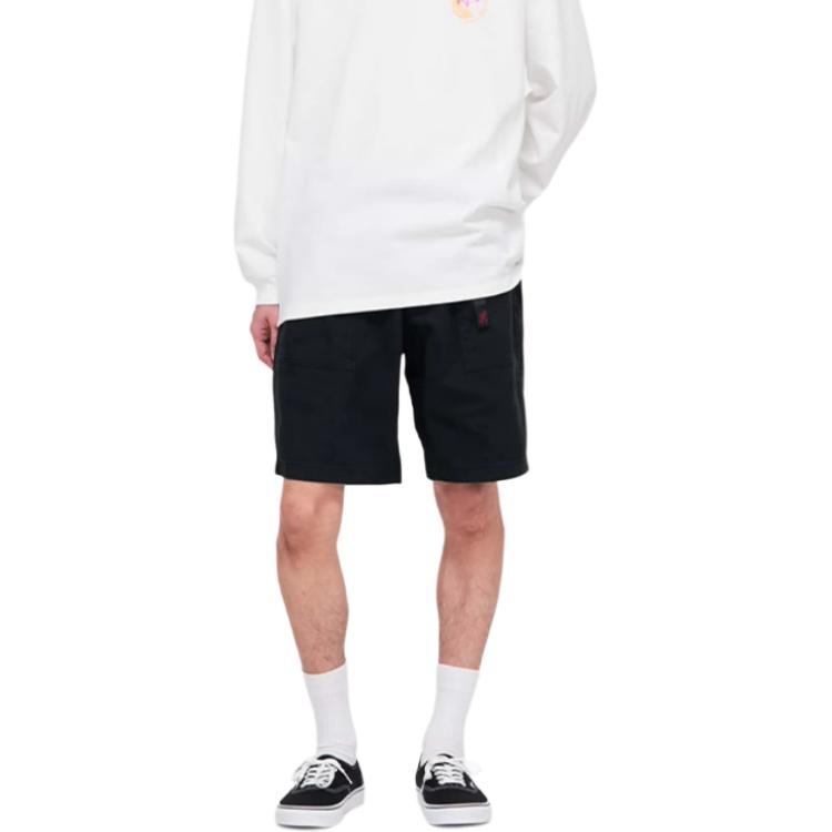 Gramicci SS24 Wild Man Casual Shorts Unisex Black G4SU-P002