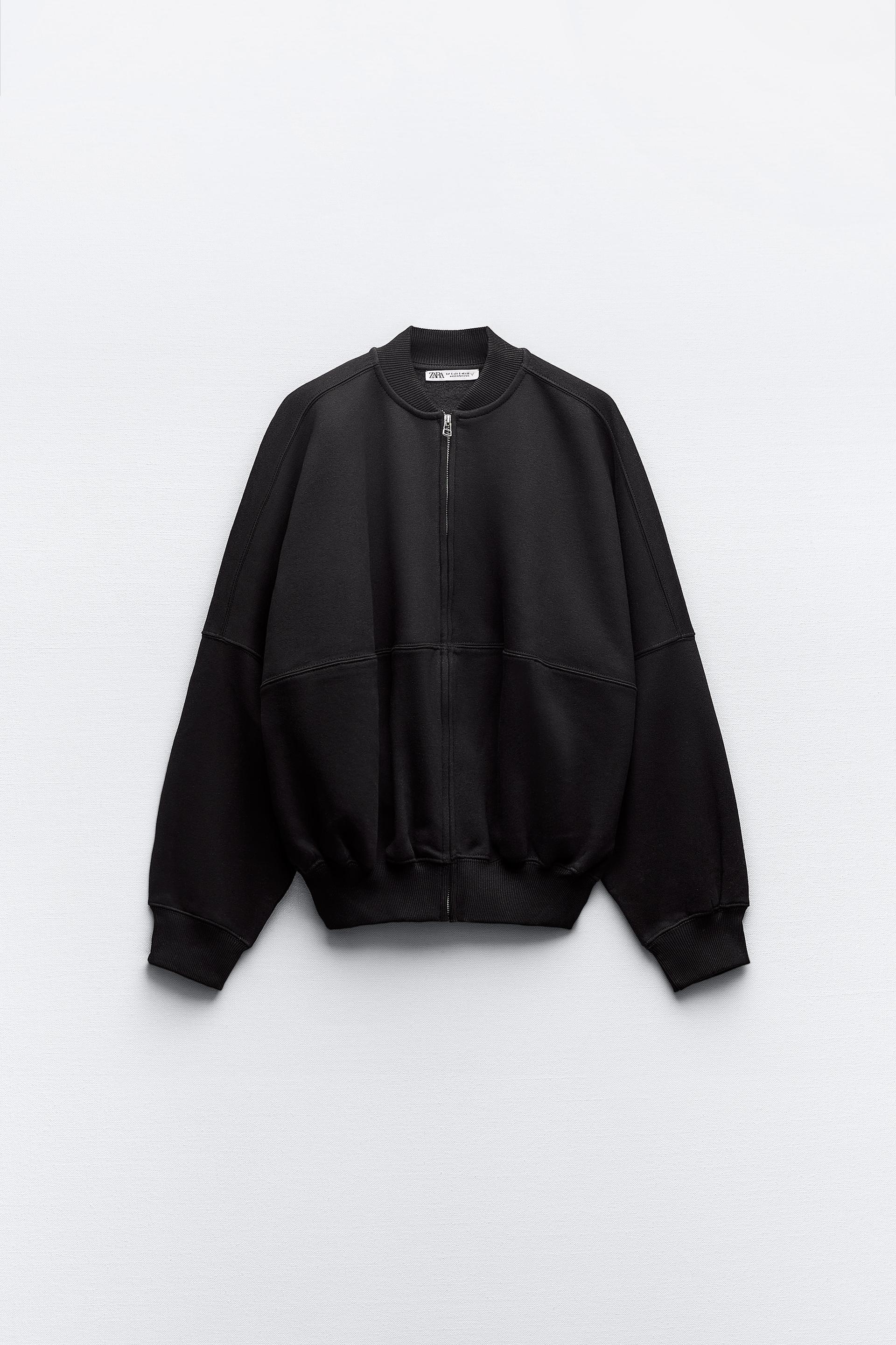 

BOMBER SWEATSHIRT WITH ZIP