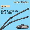 Front Wiper Blades For BMW 3 Series 2006 - 2009 E93 Convertible Accessories Natural Rubber Windshield Windscreen Window Brushes