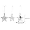 18Pcs Ecofriendly Fivepointed Star Christmas Tree Decor Hanging Xmas Ornament Christmas Tree Ornament Xmas Decor