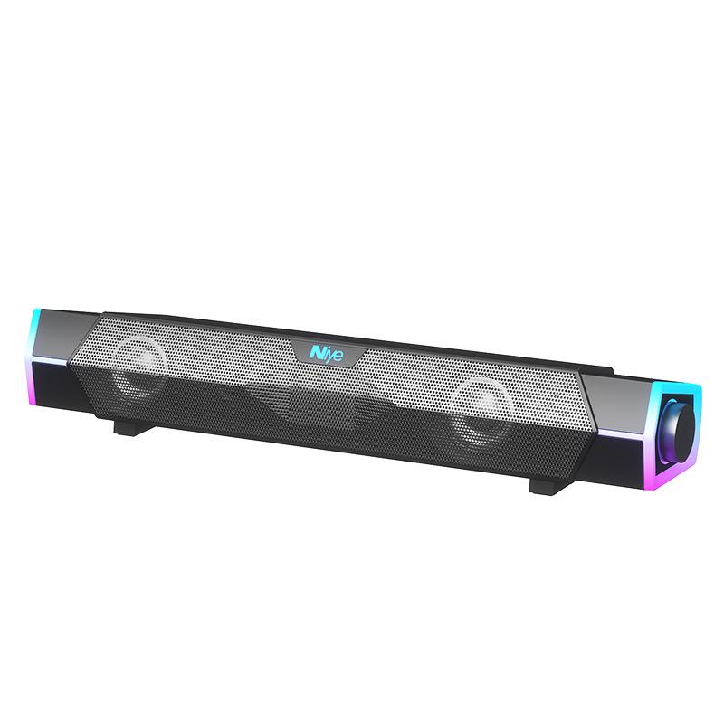 Naiye Bluetooth Soundbar: Wired & Wireless Computer Speakers with Subwoofer for Desktop and Gaming