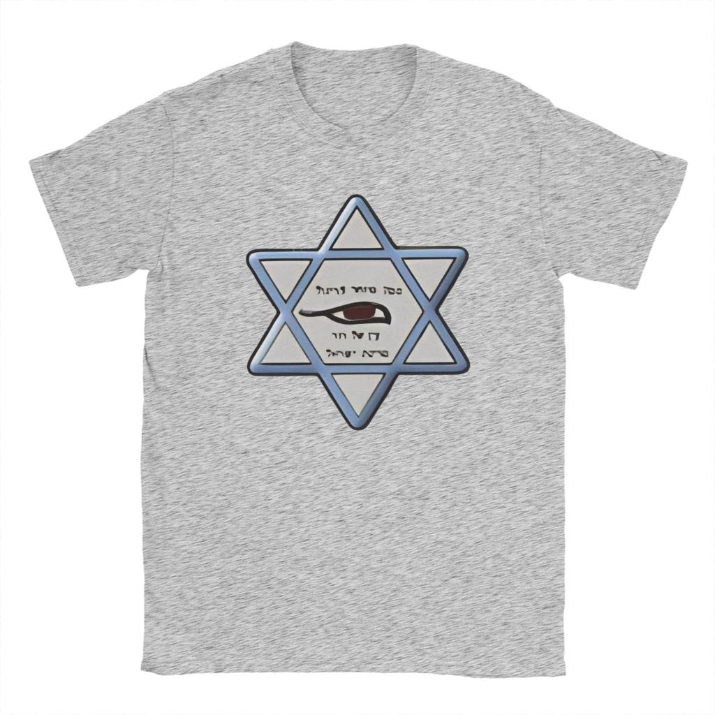 Unisexs Mossad Badge T Shirts  Cotton Clothes Novelty Short Sleeve Round Neck Tee Shirt Plus Size TShirt