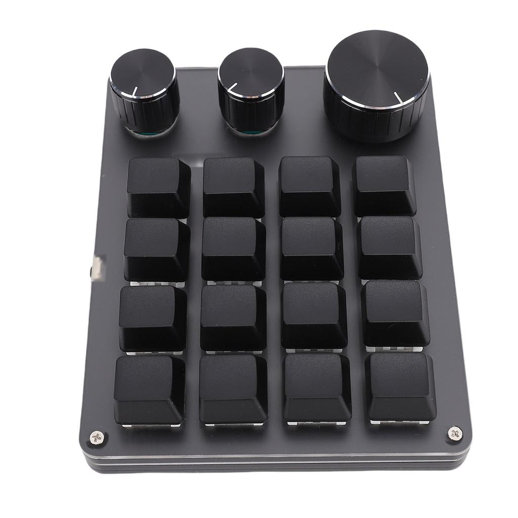 Custom Keypad NaMacro Pad Programmable 16 Key Wired Small Mechanical Gaming Keyboard for Copying Pasting PS Graphics