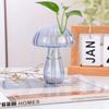 Mushroom Vase Elegant Home Decor Hydroponics Glass Vase Water Planting Glass Container