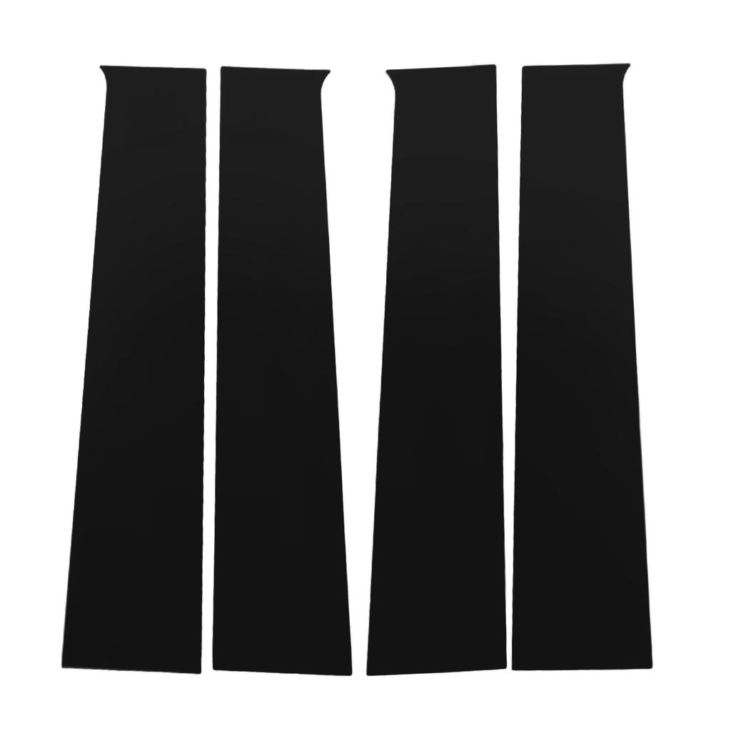 4pcs Pillar Post Trim High Strength PC Gloss Black Door Window Pillar Cover for 1500 2500 HD 3500 HD 2014 2018