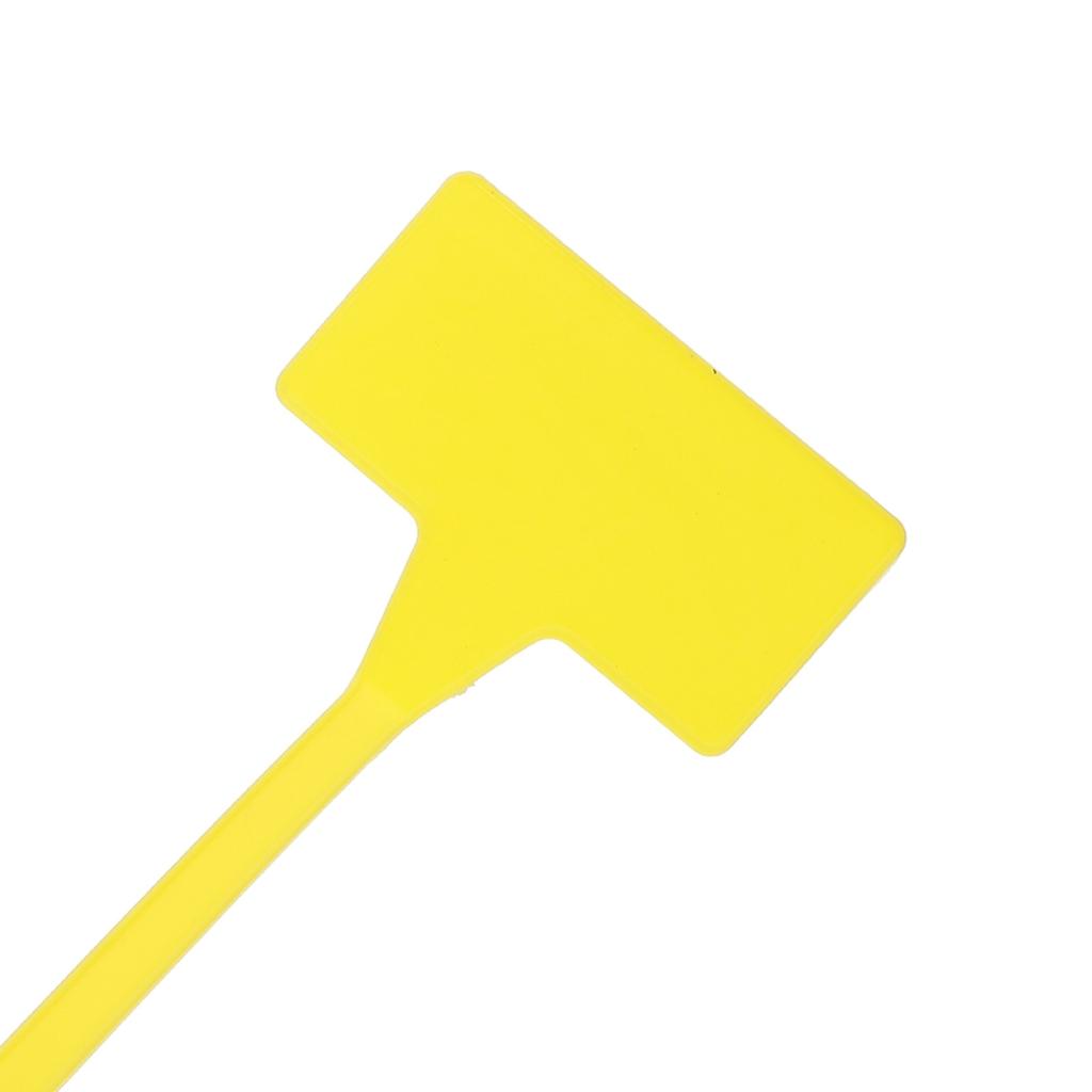 10Pcs Waterproof Plant Tags Nursery Garden Labels Reusable Foldable Markers for Seedling Tracking Gardening Insert Cards Yellow