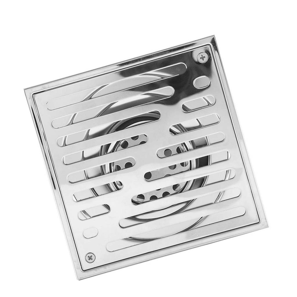 Stainless Steel   AntiOdor Bathroom Floor Drain Waste Gate Shower Drainer Large Caliber(110*110mm)
