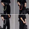 Acrylic Chains Plastic Hip Hop Punk Style Waist Chains Plastic Belts Double Layer Pants Chains