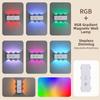 Magnetic Rechargeable Night Light USB Rechargeable Under Cabinet Light RGB Wall Lamp  Hallway