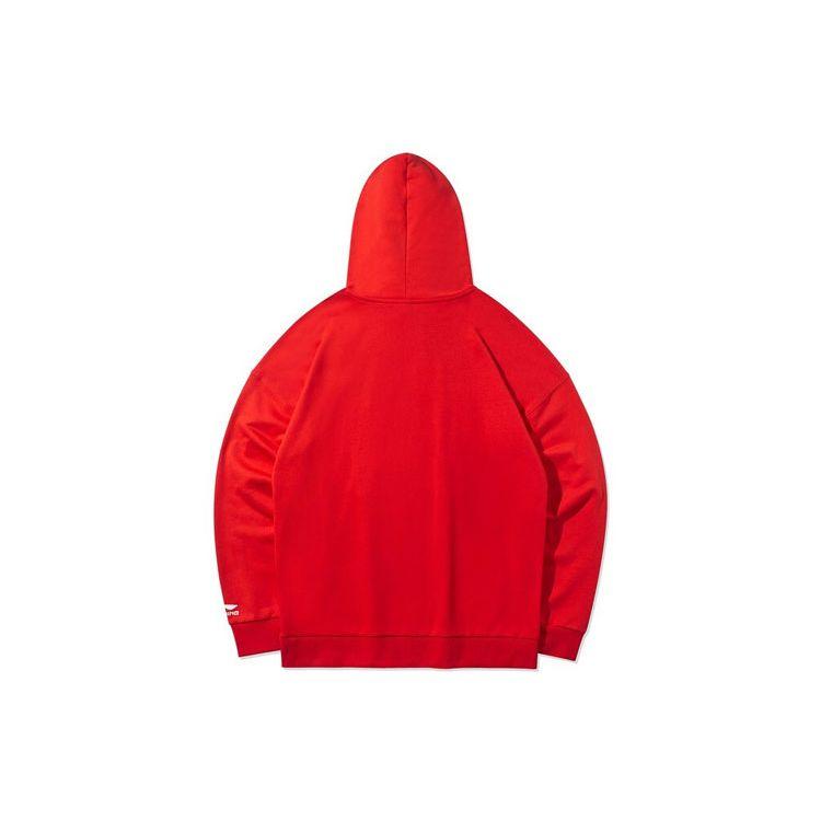 Li Ning Sports Fashion Series Loose Pullover Hoodie Men Hoodies AWDQD03-3