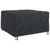 Solid Black Furniture Cover 150 X 150 X 75 Cm 210D