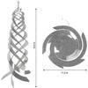 2025 Rare Pearl Bird Repellants, Bird Spiral Revealer, Reflective Bird Fear Rods, Ornamental Spinner Deterrent Tester