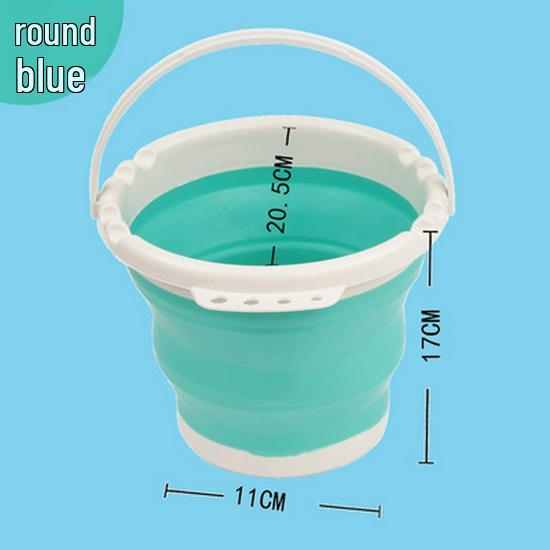 Foldable Telescopic Silicone Water Bucket for Brush Washing & Art Painting Supplies