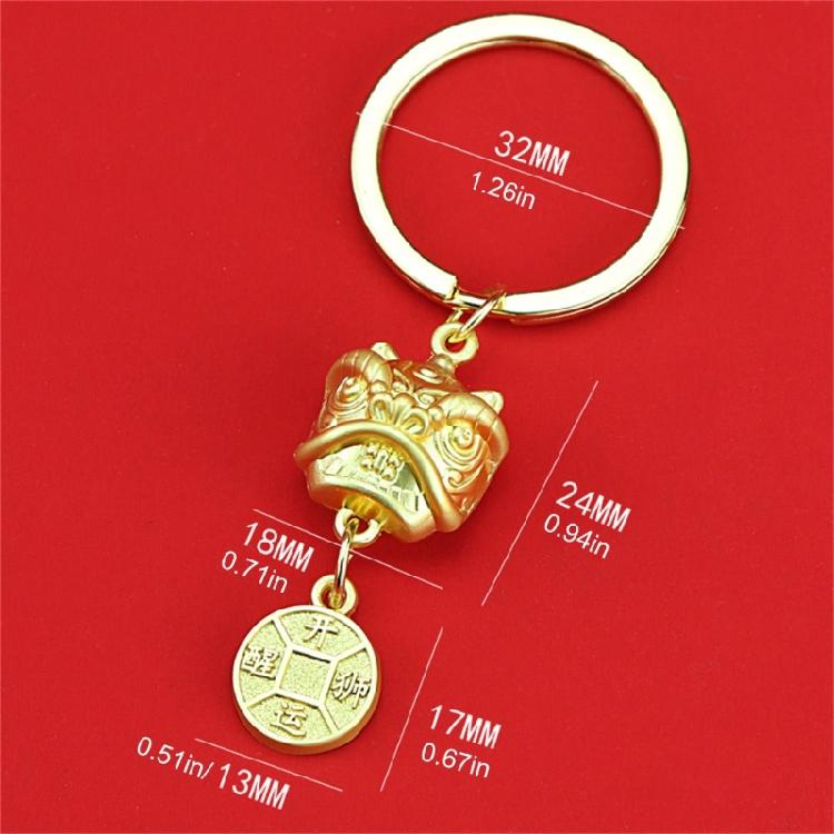 Artistic Lucky Cat Keychain Adornment Portable Lucky Cat Keychain Pendant Keyring Charm Symbolizing Wealth And Success