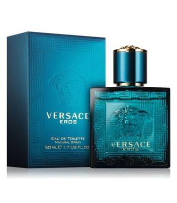 Eau De Toilette - VERSACE - EROS - 50 Ml - Men's Perfume - Elegance and Virility