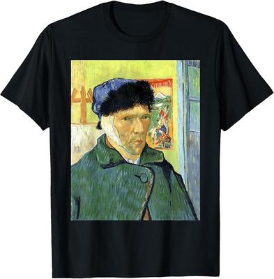 Self Portrait with Bandaged Ear by Vincent Van Gogh T-Shirt Unisex T-Shirt