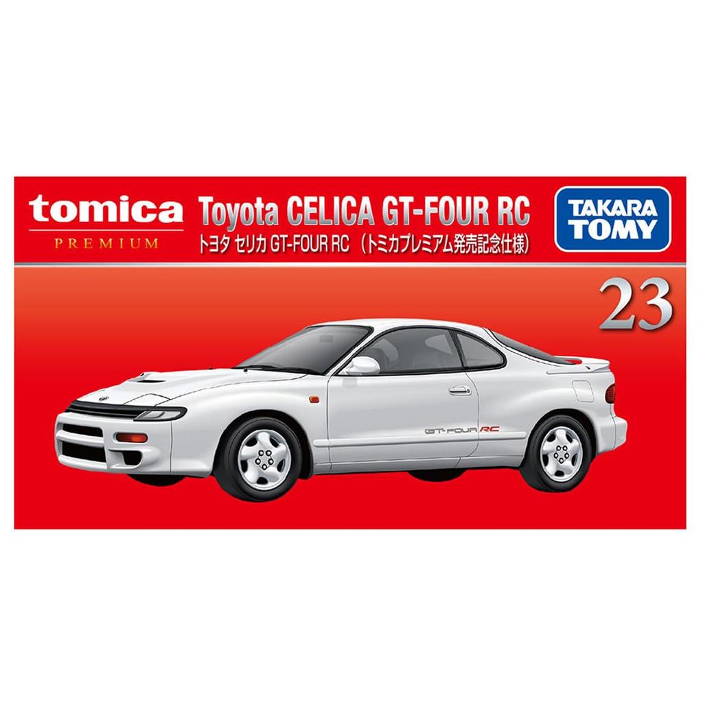 TAKARA TOMY Tomica Premium 23 Toyota Celica RC Premium Release Commemorative Diecast Car Toy for Ages 6 and Up GT-FOUR (Tomica Edition)