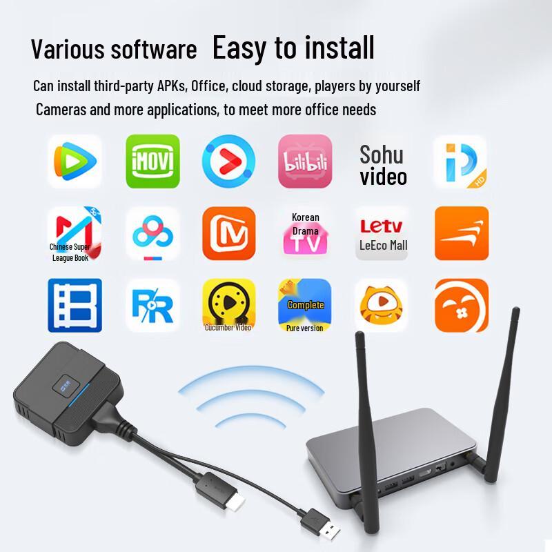 Guanghang 4K Wireless HDMI Screen Mirroring Adapter