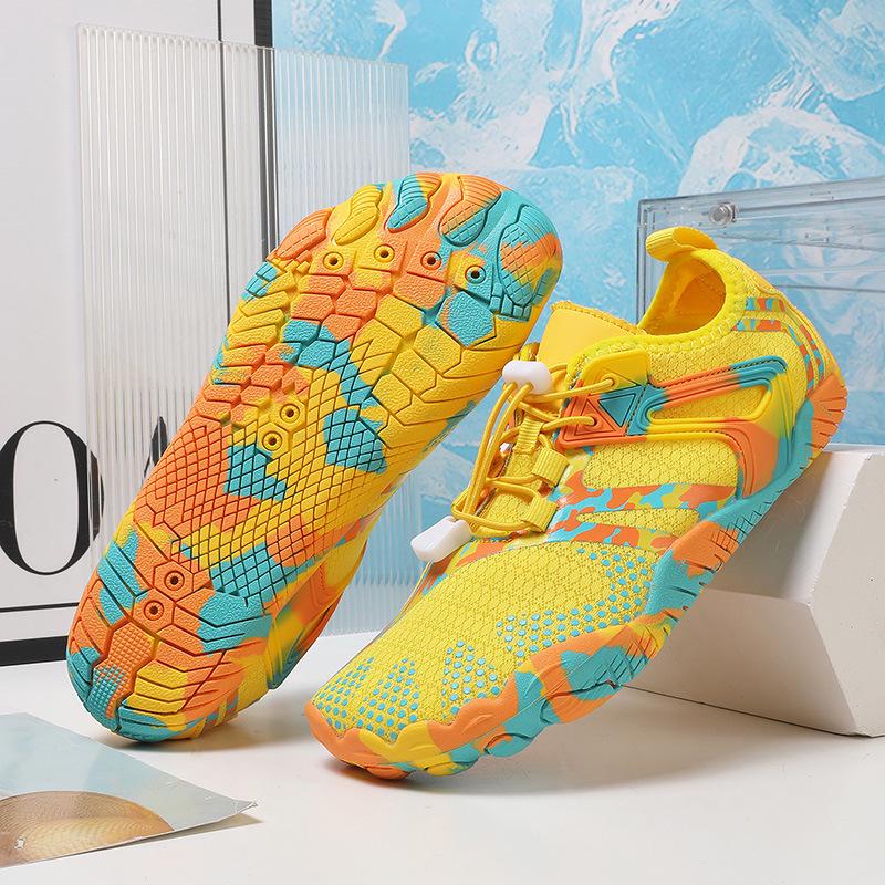 Barefoot Five-Finger Yoga & Sports Shoes - Men's & Women's Non-Slip Breathable Athletic Footwear for Jump Rope & Trekking.