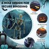 Halloween Garage Door Banner 7 x 8 Ft Halloween Skeleton Pumpkin Garage Door ...