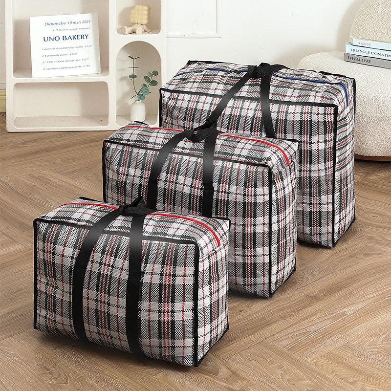 Snakeskin Patterned Moving Storage Bags with Thick Handles