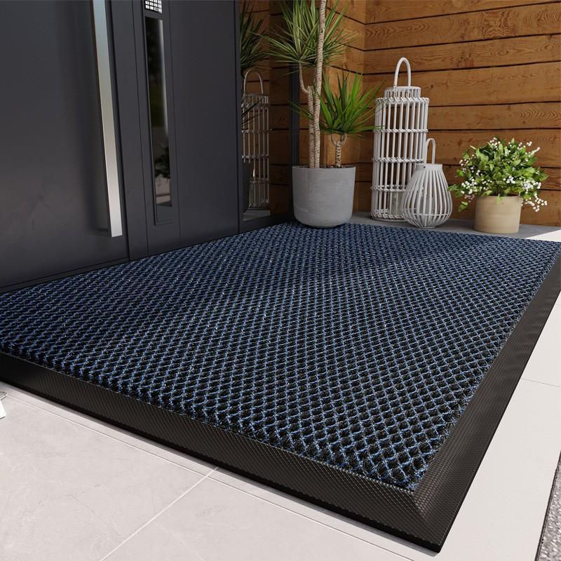 Door Mat Home Entrance Non-Slip Durable Outdoor Indoor Floor Red Welcome Rug