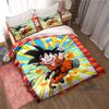 New 2026 3D Printed DRAGON BALL Bedding Set – Duvet Cover and Pillowcases Feature Adorable Cartoon Designs.