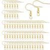 5 Paar 18K Gold Plated Ohrhaken Kupfer Hypoallergen Ohrdrähte Fischhaken für Schmuck DIY Ohrringherstellung