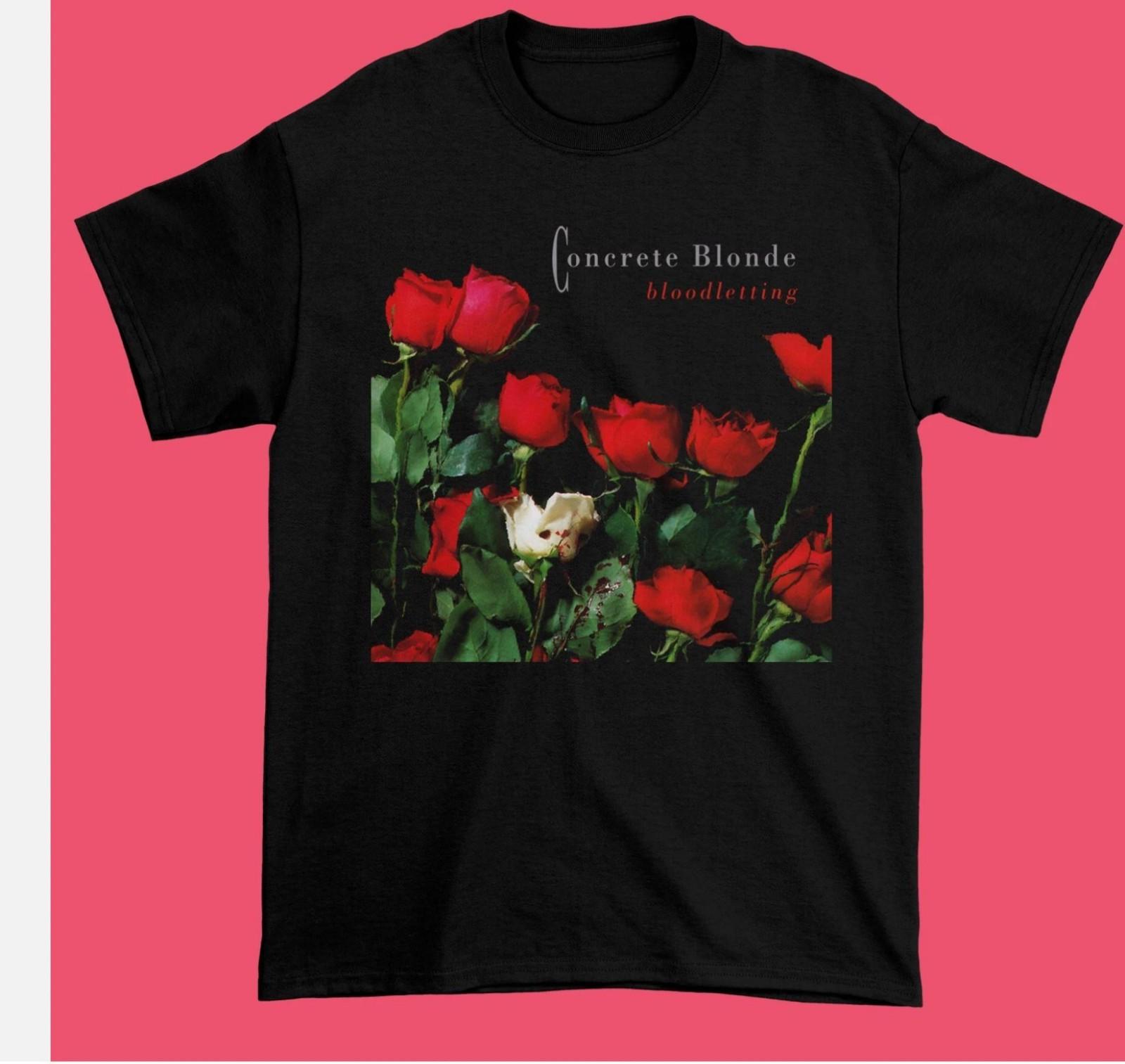 

Футболка унисекс Concrete Blonde Band с коротким рукавом, хлопковая, черная, полный размер. 3XL
