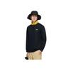 Anta Outdoor Series Printed Letter Crew Neck Pullover Sweatshirt Men Sweatshirt Basic-Black 152416706-3
