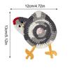 Chick Coasters Heat Resistant Absorbent Drink Coaster Crochet Style Placemats for Kitchen Table Desk Bar Coffee Cup Home Decor