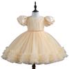 Mädchen Kinder Aufgebauschtes Spitze Tüll Prinzessin Geburtstagsparty Formelles Auftrittskleid