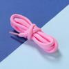 White Polyester Round Shoelaces for Hiking, Dad Sneakers, & Basketball Shoes