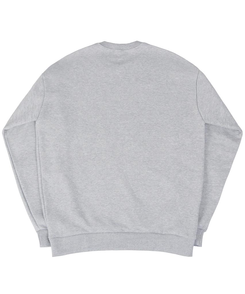 GRAVER [Unisex] Butterfly Sweatshirt_Gray