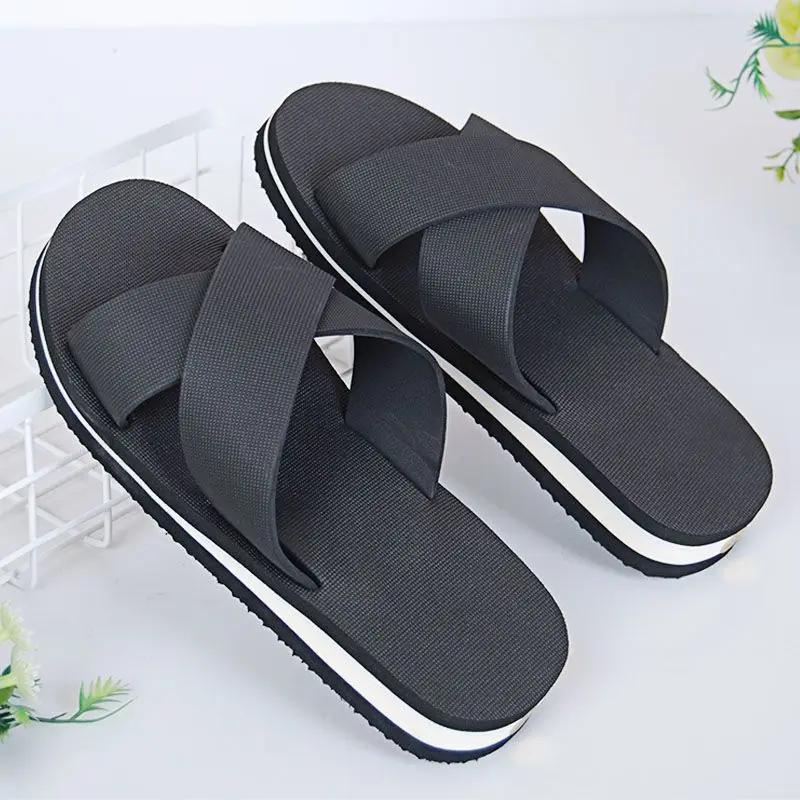 

FashionEva Slides Beach House Indoor Мужские тапочки для ходьбы по дому Недорогая обувь 2025 Новинка в Mascullino Удобная мужская обувь Оригинал 35-36