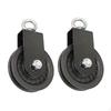 Set of 2 Fitness Bearing Pulley Wheels, Workout, Heavy-Duty Replacement for Home Gyms,