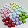 10PCS Heart Shape Keycaps 1U Layout Ergonomic PBT Construction for Mechanical Keyboards