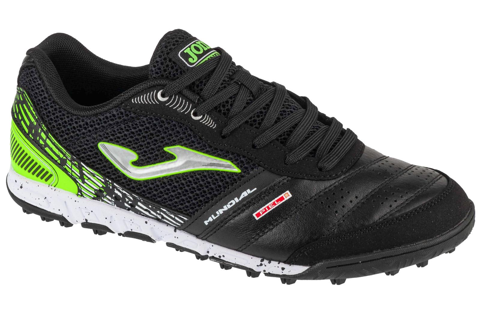 Joma Hombre Negro Mundial 25 Muns Tf, Zapatillas De Fútbol Para Césped Artificial Para Color Cm